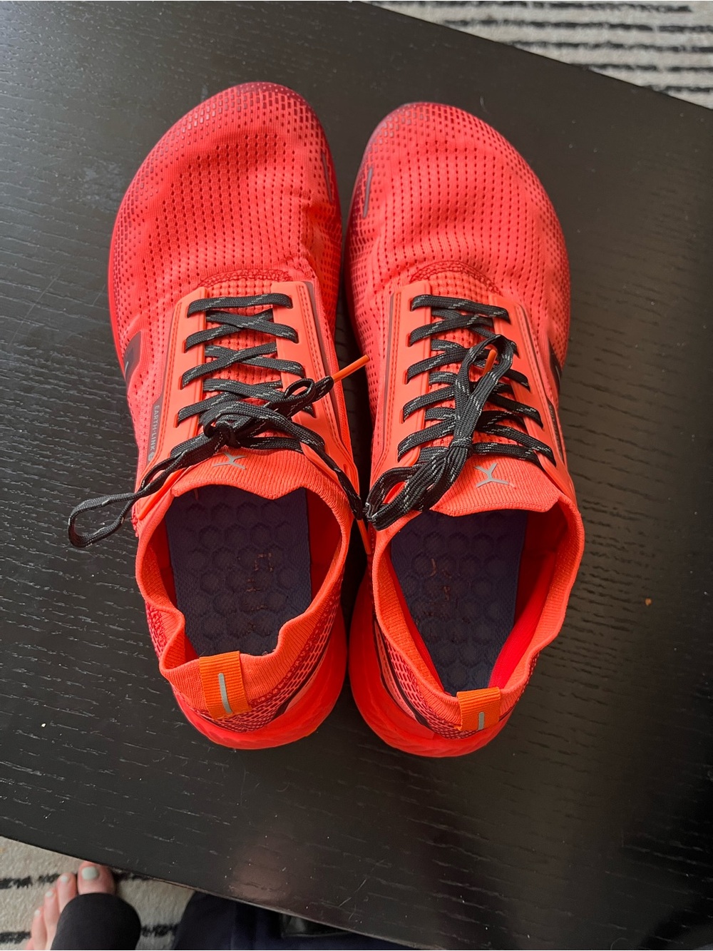Flux Footwear - Men's Red Trail Running Shoes - Lightweight Performance